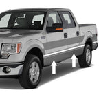 Platinum Style Chrome Side Body Door Trim Molding Kit for Ford F-150 2009-2014