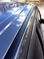 For 2003-2006 Ford Expedition Black Carbon Fiber Roof Top Trim Molding Kit