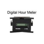 Small Digital Hour Meter 12v 24v 36v for Marine Boat Engine Rectangle