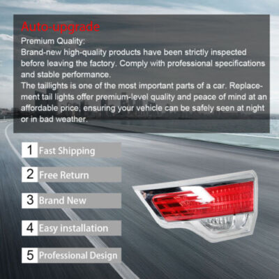 Tail Light Brake Lamp For Toyota Highlander 2014-2016 Passenger Right Rear Side