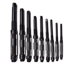 9 Pcs/Set Adjustable Hand Reamers A-I, H4-H12, 15/32" to 1-3/16", HSS