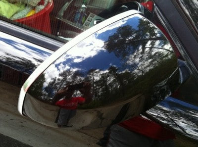 Universal Chrome Side Mirror Trim Accent Molding Edge All Models