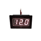 12V Trolling Motor Digital Volt Meter Battery Indicator Charge Status Red