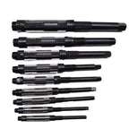 9 Pcs/Set Adjustable Hand Reamers A-I, H4-H12, 15/32" to 1-3/16", HSS