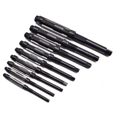 9 Pcs/Set Adjustable Hand Reamers A-I, H4-H12, 15/32" to 1-3/16", HSS