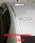 Chrome Roof Top Channel Trim Molding Kit for Mercedes C300 C200 C250 2008-2014