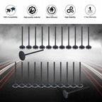 Intake Exhaust Valves For 00-10 Acura Honda Saturn 3.2L 3.5L SOHC 24v J32A1