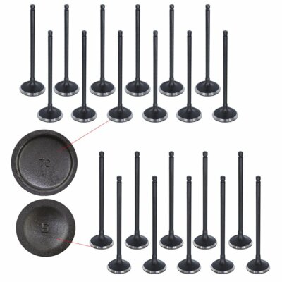Intake Exhaust Valves For 00-10 Acura Honda Saturn 3.2L 3.5L SOHC 24v J32A1