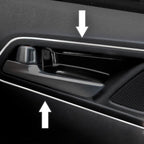3M Micro Chrome Trim Molding Roll Interior Car Speakers Gauges Dashboard Strip