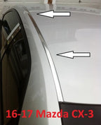 Chrome Roof Top Trim Molding Kit for Mazda CX 3 2016 2019