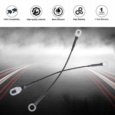 2 Pcs Truck Tailgate Cables For Chevrolet GMC C/K C2500 C3500 1988-2000 19244993