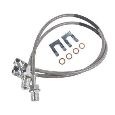 Front Stainless Brake Lines for 1971-1978 GMC K25 Jimmy Chevrolet 4-6" 89340S