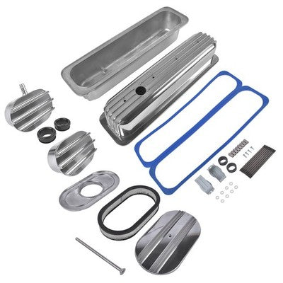 Air Cleaner Dress Up kit Centerbolt Tall Style Valve Cover for Chevrolet SBC 400