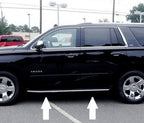 Chrome Running Board Trim Molding Package for 2015 2020 Chevy Tahoe Suburban