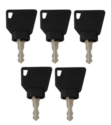 3CX 701 45501 14607 Ignition Keys For JCB Volvo Mini Excavator Loader 5 Keys