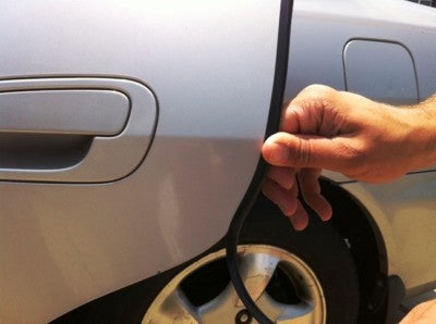 10 Inch Black Door Edge Guard Trim Molding Protectors Low Profile