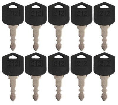 Ignition Keys for Doosan Daewoo Forklift D25 D35 G25 G35 212 D554212 10
