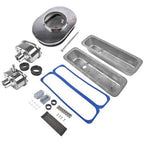 Aluminum Full Finned 12" Air Cleaner Dress Up Kit for Chevrolet Small Block 350