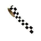 Cafe Racer 2 Inch Racing Checker Tape Black White Rally Pattern Street Tracker
