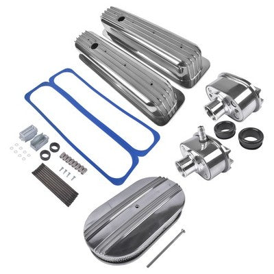 Air Cleaner Dress Up kit Centerbolt Tall Style Valve Cover for Chevrolet SBC 400