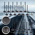 Intake Exhaust Valves For 00-10 Acura Honda Saturn 3.2L 3.5L SOHC 24v J32A1