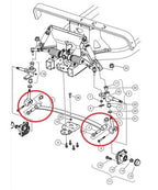 Club Car Precedent Front End Bushing Kit Control Arm Sleeve Repair