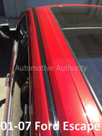 2001-2007 Ford Escape Black Roof Top Trim Molding Kit