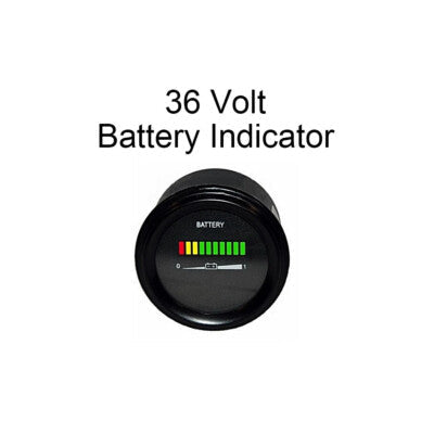 36 Volt Golf Cart Battery Indicator Meter Gauge 2 Inch for EZGO Club Car Yamaha