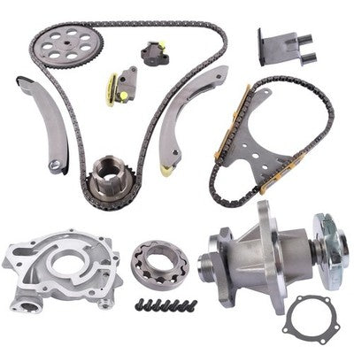 Timing Chain Kit + Water Pump + Oil Pump For 07-11 Chevrolet GMC Hummer Isuzu