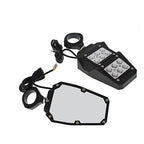 UTV Rear View Side Mirrors w/ LED Lights For Polaris RZR Fit 1.75"-2" Roll Cage