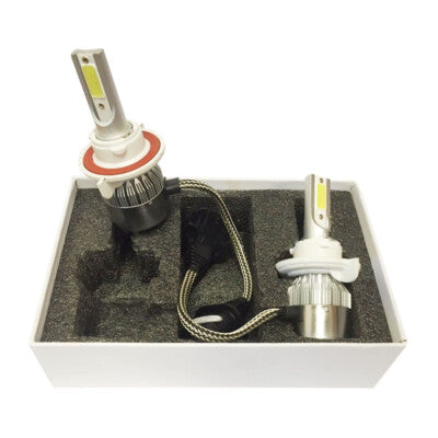 72W 7600LM COB LED Headlight Conversion Kit Bulb for 2007 2017 Jeep Wrangler