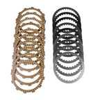 Clutch Friction Steel Plates Kit for Harley Dyna Wide Glide Road King 1999-2017