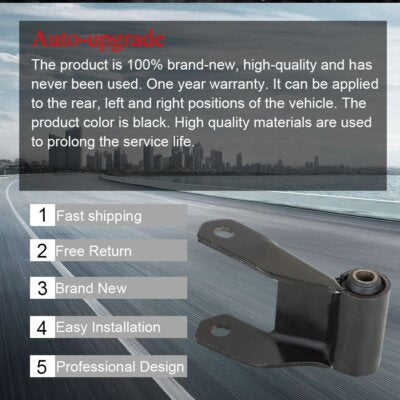 Rear Leaf Spring Shackle Bracket Hanger Kit For Ford F150 F250 F350 Pickup 4WD