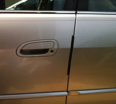 4x Black 8 Inch Door Edge Guard Trim Molding Protectors Cover Accident Prone Area
