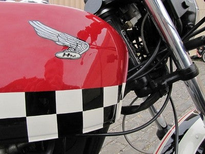 Vintage Motorcycle Cafe Racer Decal Kit Gas Tank Side Covers Fenders 2 x 7 Feet