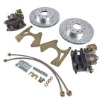 For GM 10 & 12 Bolt Buick Skylark Chevy Bolt-On Rear Disc Brake Kit w/ E-Brake