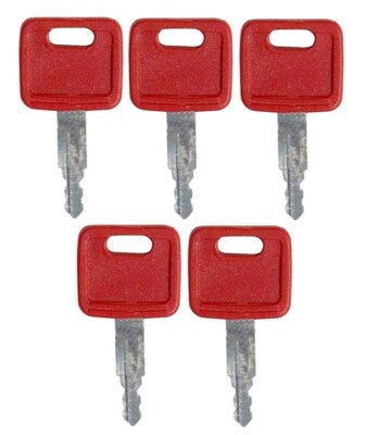 Keys AT194969 for John Deere Hitachi Excavator Case Dozer New Holland H800 5 Pack