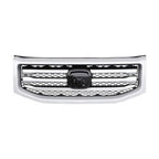 For Honda Pilot 2012-2015 12-15 Front Bumper Silver Grille Molding Surround Trim