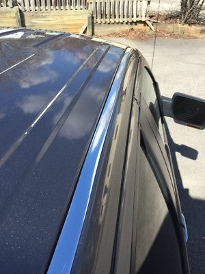 For 2009-2019 Ram 1500 Chrome Roof Top Trim Molding Kit 4 Door