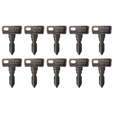 Repl Ignition Key for Club Car Precedent 2004+ Gas Electric Golf Cart 10 Pack