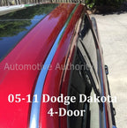 Chrome Roof Top Trim Molding Kit For Dodge Dakota 2005 to 2011
