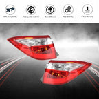 Rear LH+RH Side Outer Tail Light Signal Lamp Fit For Toyota Corolla Series 14-16