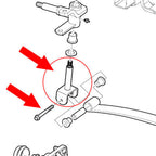 103638601 102287201 King Pin Assembly for Club Car Precedent 2004 Up