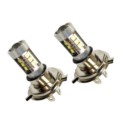 80W LEDs Super White Headlights Bulbs for Polaris Snowmobiles