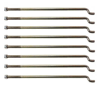 8 Pack Battery Hold Down Rod J Bolt For Club Car DS Golf Cart 81 Up 1013683