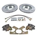 For GM 10 & 12 Bolt Buick Skylark Chevy Bolt-On Rear Disc Brake Kit w/ E-Brake
