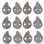 Total Kit 12pcs Stump Grinder Teeth Compatible Rayco Super Tooth 3144C and 3144T