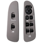 Power Window Door Lock Mirror Switch LH RH Bezel Set for Dodge Ram 1500 01 09