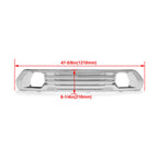Front Lower Bumper Filler Grille Plate Chrome for 19 21 22 GMC Sierra 1500