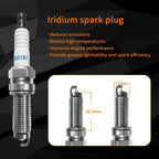 UF596 Ignition Coil Spark Plugs Pack For Toyota Corolla Prius Lexus 1.8L 4